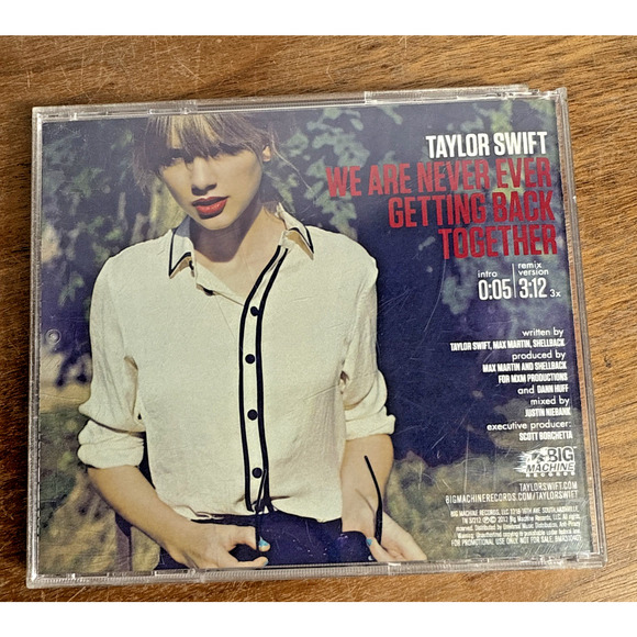 Taylor Swift Rare Promo We Are Never Ever 2012 Country Version 3X Big Machine - Picture 2 of 11